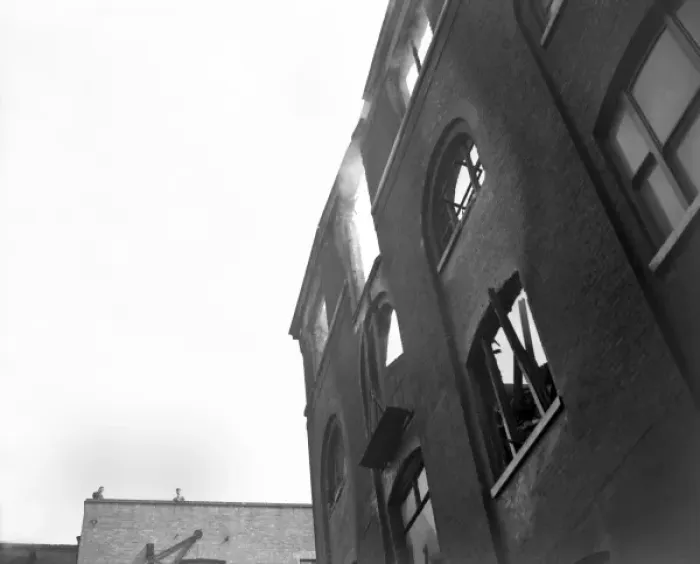 Framed Print : LCC-LFB fatal warehouse fire, Langley Street WC2 Framed Print : LCC-LFB fatal warehouse fire, Langley Street WC2