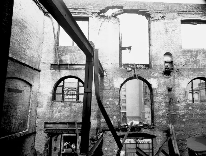 Framed Print : LCC-LFB fatal warehouse fire, Langley Street WC2 Framed Print : LCC-LFB fatal warehouse fire, Langley Street WC2