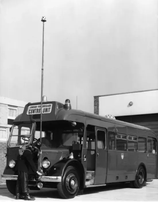 Framed Print : LCC-LFB mobile control unit Framed Print : LCC-LFB mobile control unit