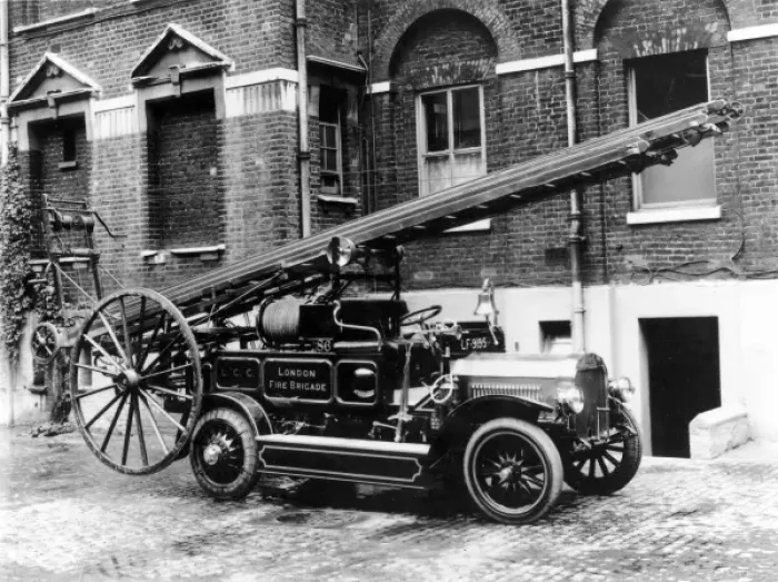 Framed Print : LCC-LFB Motorised pump escape at Southwark HQ Framed Print : LCC-LFB Motorised pump escape at Southwark HQ