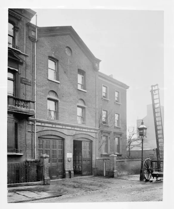 Framed Print : LCC-LFB Notting Hill fire station, West London Framed Print : LCC-LFB Notting Hill fire station, West London
