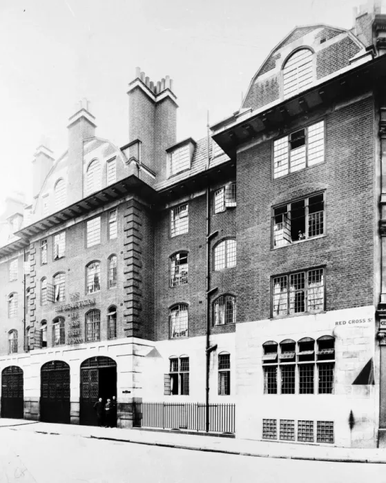 Framed Print : LCC-LFB Red Cross Street fire station, City of London Framed Print : LCC-LFB Red Cross Street fire station, City of London