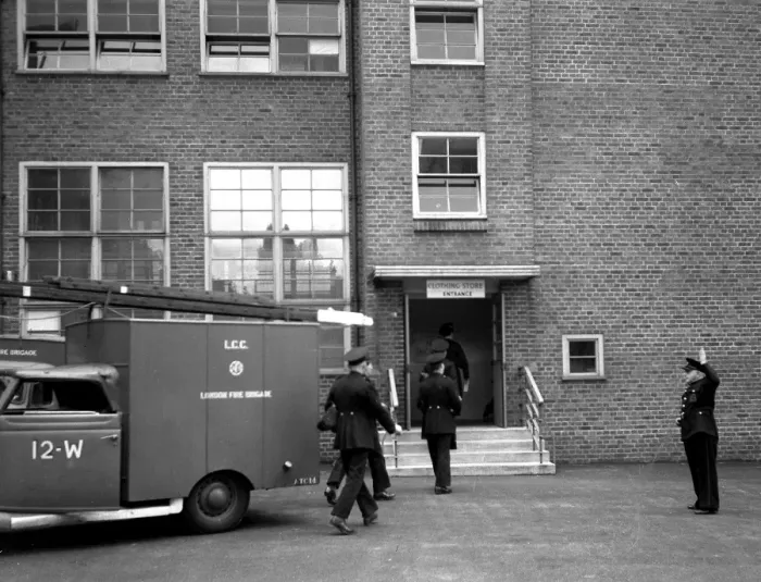 Framed Print : LCC (LFB) Stores and Clothing Depot, Elgin Avenue, W9 Framed Print : LCC (LFB) Stores and Clothing Depot, Elgin Avenue, W9
