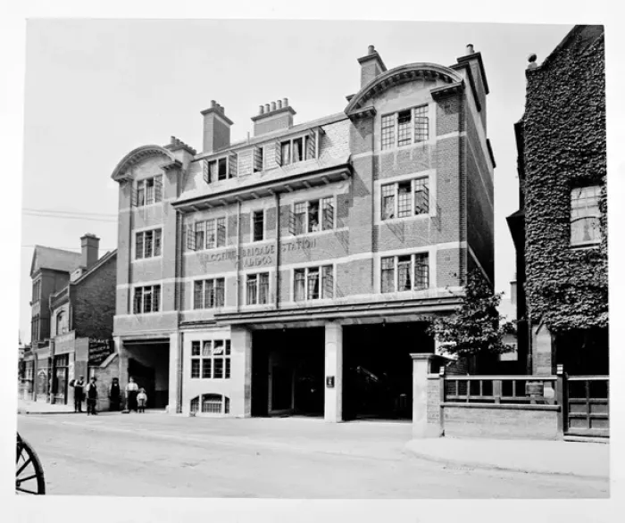 Framed Print : LCC-LFB Streatham fire station, SW London Framed Print : LCC-LFB Streatham fire station, SW London
