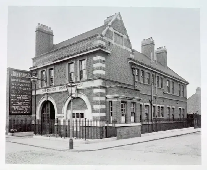 Framed Print : LCC-MFB North Woolwich fire station, E16 Framed Print : LCC-MFB North Woolwich fire station, E16