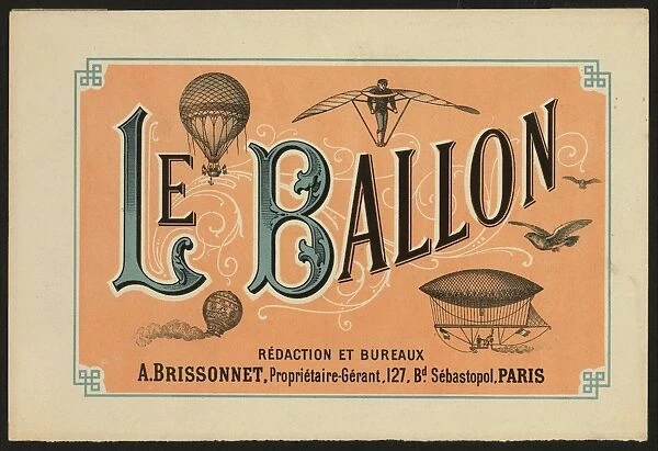 Le ballon redaction et bureaux A. Brissonnet... Paris