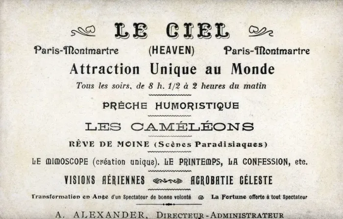 Framed Print : Le Ciel - Paris Cabaret Nightclub Framed Print : Le Ciel - Paris Cabaret Nightclub