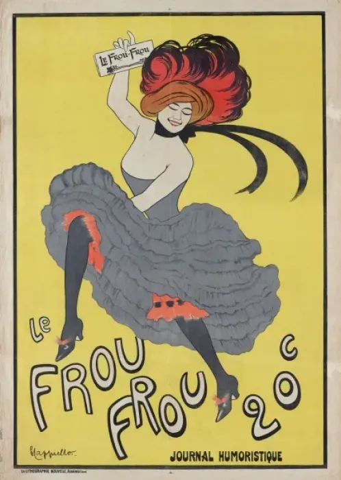 Framed Print : Le Frou Frou 20, journal humoristique Framed Print : Le Frou Frou 20, journal humoristique