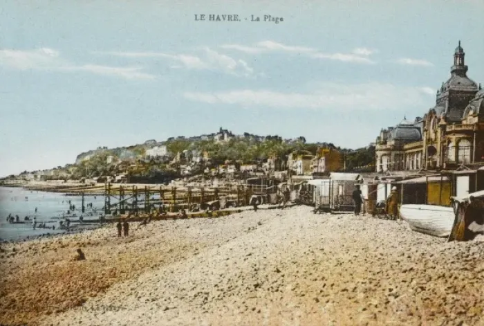 Framed Print : Le Havre - The Beach Framed Print : Le Havre - The Beach