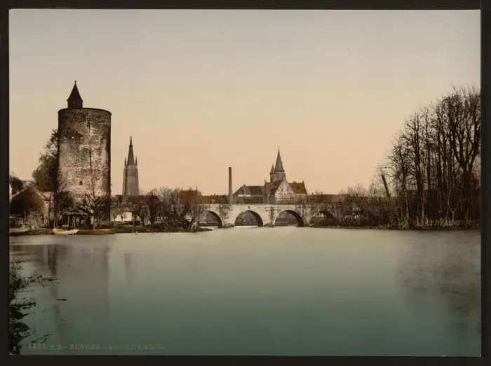 Framed Print : Le Lac d Amour, Bruges, Belgium Framed Print : Le Lac d Amour, Bruges, Belgium