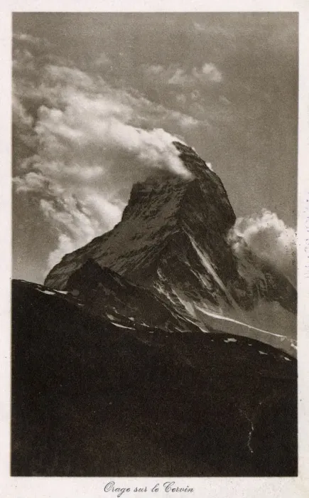 Framed Print : Le Mont Cervin (Matterhorn Mountain) - Stormy Weather Framed Print : Le Mont Cervin (Matterhorn Mountain) - Stormy Weather