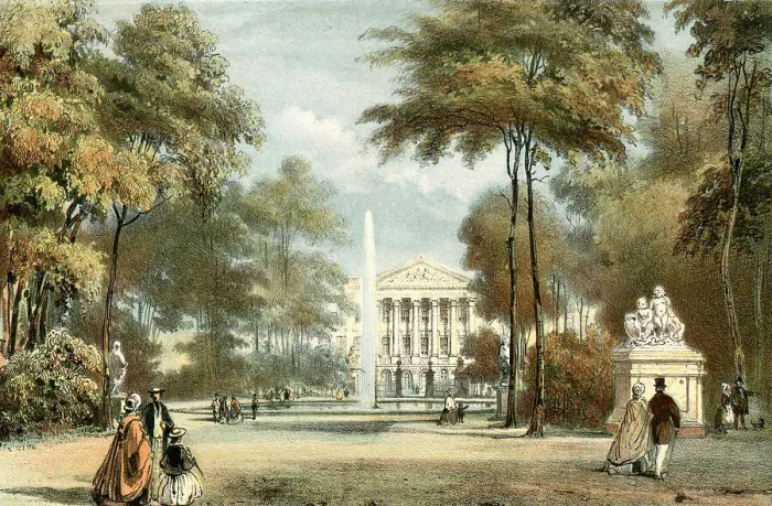 Framed Print : Le Parc et le Palais de la Nation, Brussels, Belgium Framed Print : Le Parc et le Palais de la Nation, Brussels, Belgium