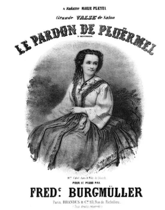 Framed Print : Le pardon de ploermel - Music Sheet Cover Framed Print : Le pardon de ploermel - Music Sheet Cover