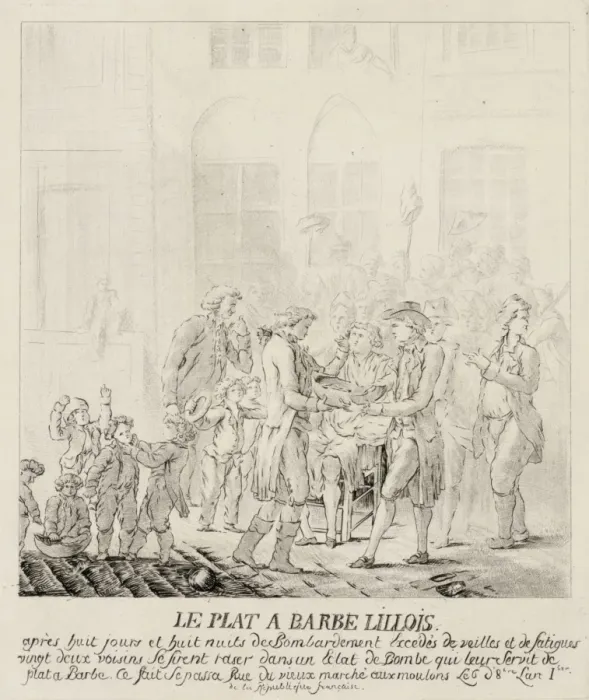 Framed Print : Le plat a barbe Lillois Framed Print : Le plat a barbe Lillois