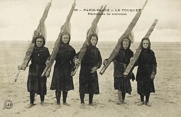 Le Touquet - Shrimp fisherwomen