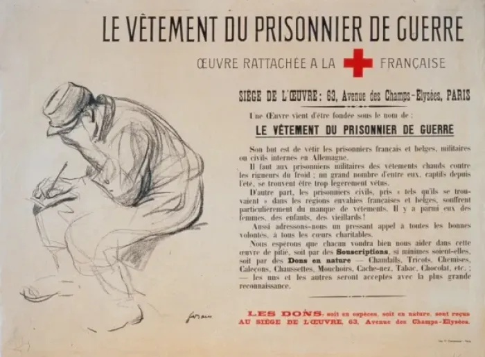 Framed Print : Le vetement du prisonnier de guerre. Oeuvre rattachee e la C Framed Print : Le vetement du prisonnier de guerre. Oeuvre rattachee e la C