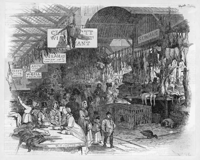 Framed Print : Leadenhall Market, Xmas Framed Print : Leadenhall Market, Xmas