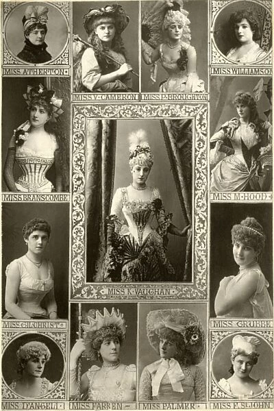Some leading Actresses of the late Victorian era