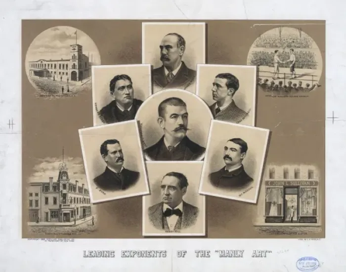 Framed Print : Leading exponents of the manly art Framed Print : Leading exponents of the manly art