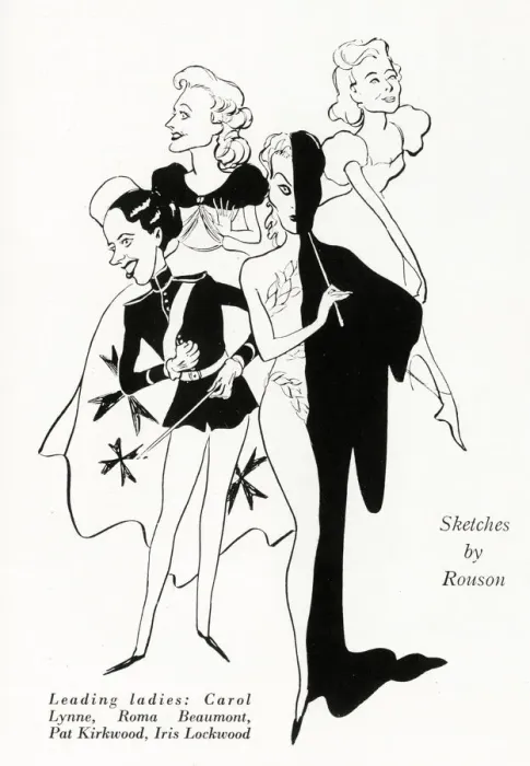 Framed Print : The leading ladies in Black Velvet at London Hippodrome Framed Print : The leading ladies in Black Velvet at London Hippodrome