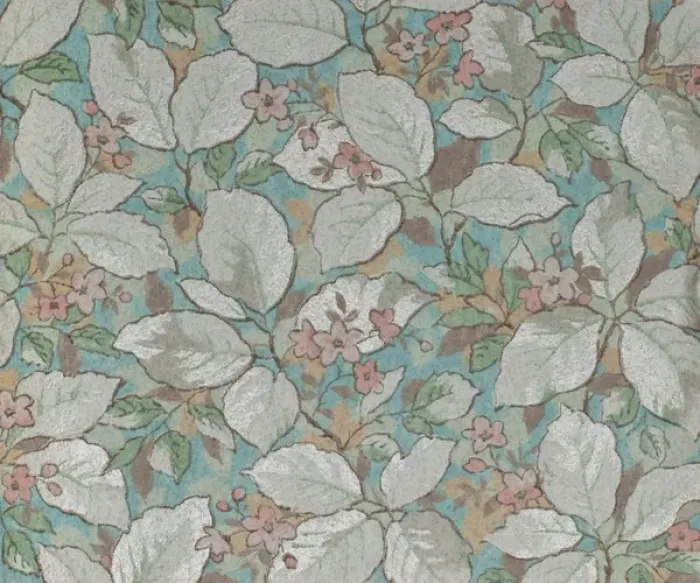 Framed Print : Leaf and flower design in SMB wallpaper sample book Framed Print : Leaf and flower design in SMB wallpaper sample book