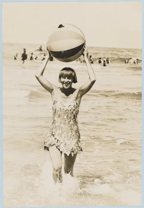 Framed Print : Leafy Swimwear 1927 Framed Print : Leafy Swimwear 1927