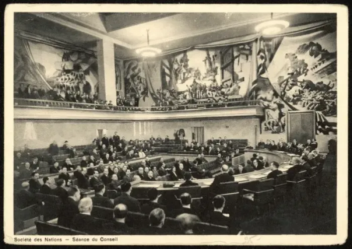 Framed Print : League of Nations / 1938 Framed Print : League of Nations / 1938