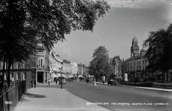 Framed Print : Leamington Spa - The Gardens, Euston Place Framed Print : Leamington Spa - The Gardens, Euston Place