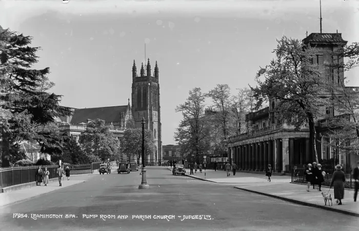 Framed Print : Leamington Spa: Pump Room and Parish Church Framed Print : Leamington Spa: Pump Room and Parish Church