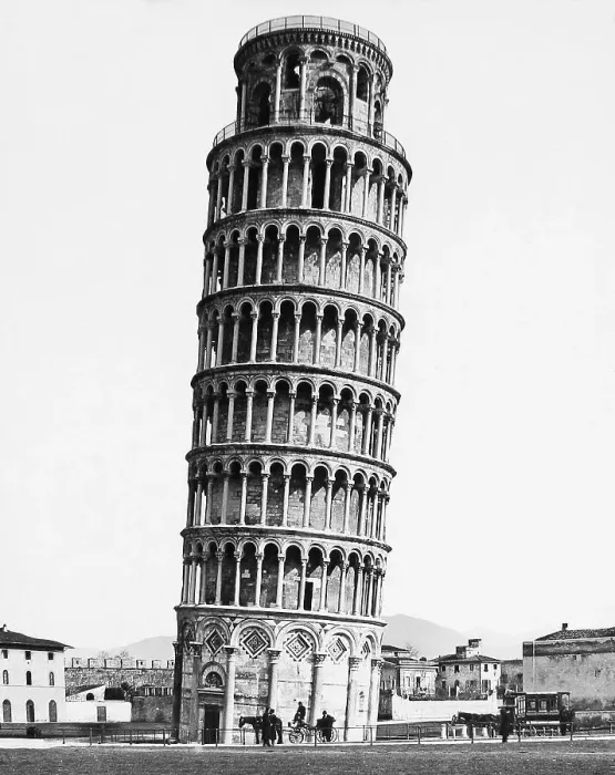 Framed Print : Leaning Tower of Pisa pre-1900 Framed Print : Leaning Tower of Pisa pre-1900