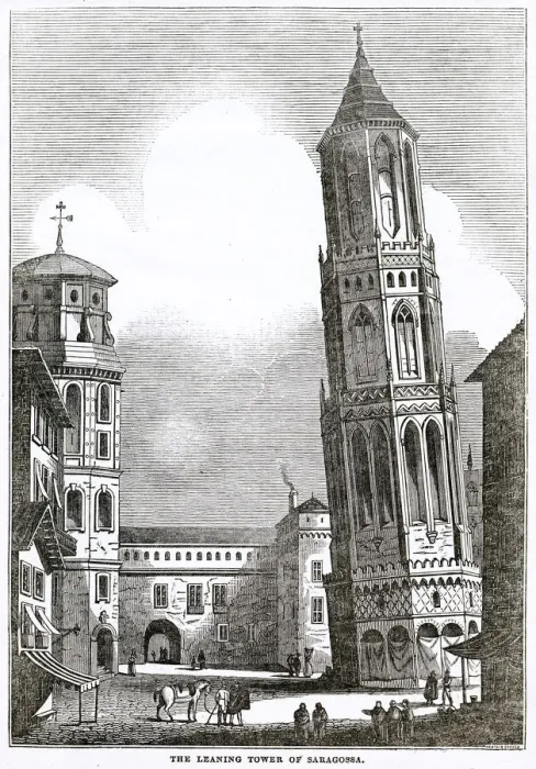 Framed Print : Leaning tower of Zaragoza Framed Print : Leaning tower of Zaragoza