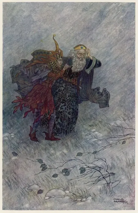 Framed Print : Lear and the Fool Framed Print : Lear and the Fool