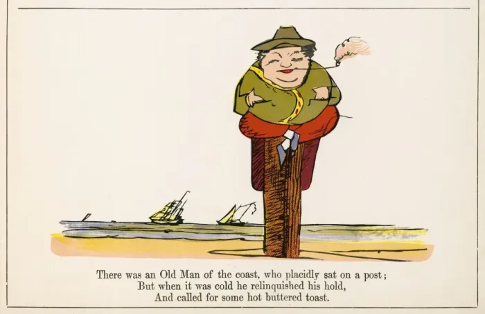 Framed Print : Lear / Nonsense / Man Post Framed Print : Lear / Nonsense / Man Post