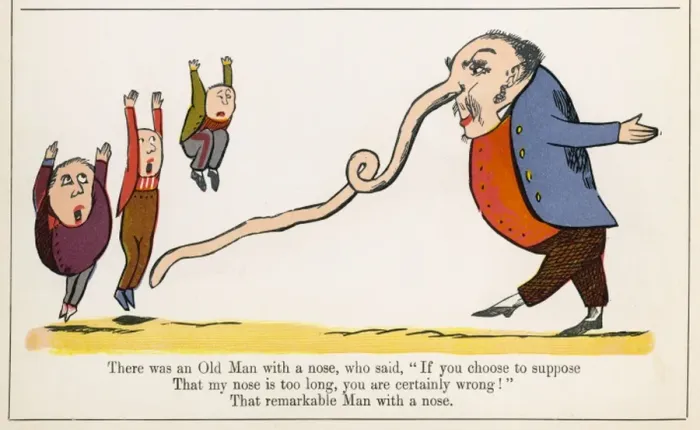 Framed Print : Lear / Nonsense / Nose Framed Print : Lear / Nonsense / Nose