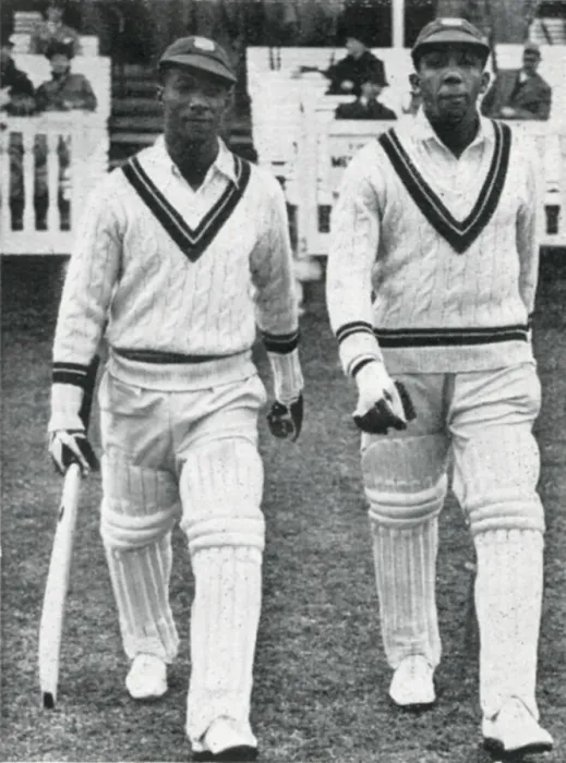Framed Print : Learie Constantine and George Headley - test cricket 1939 Framed Print : Learie Constantine and George Headley - test cricket 1939