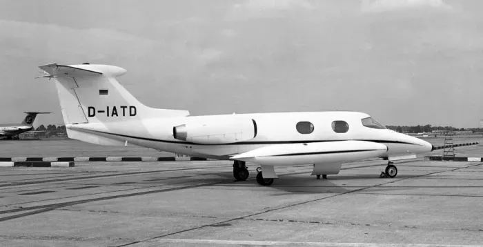 Framed Print : Learjet 23 D-IATD Framed Print : Learjet 23 D-IATD