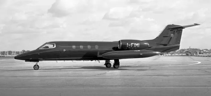 Framed Print : Learjet 35A I-FIMI Framed Print : Learjet 35A I-FIMI