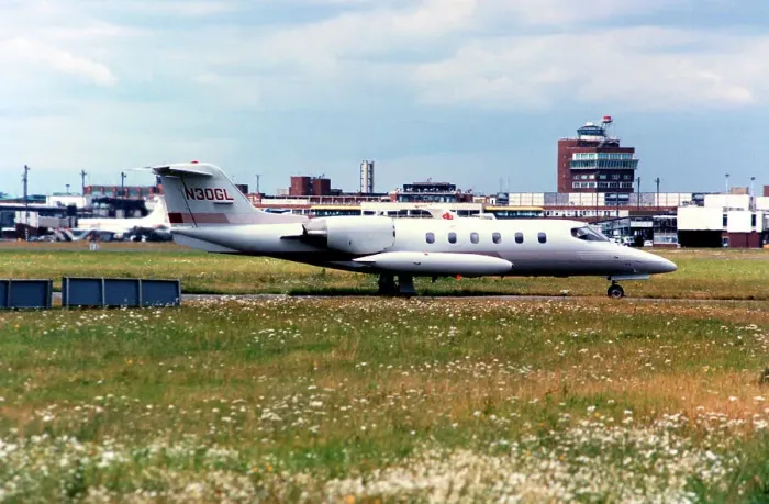 Framed Print : Learjet 35A N30GL Framed Print : Learjet 35A N30GL