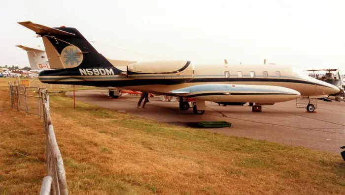 Framed Print : Learjet 35A N59DM Framed Print : Learjet 35A N59DM