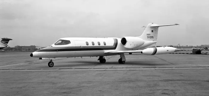 Framed Print : Learjet 36 D-CCPD Framed Print : Learjet 36 D-CCPD