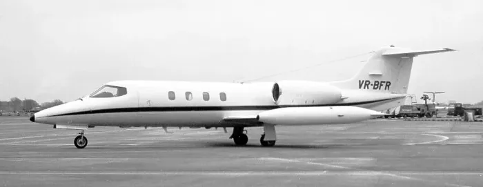 Framed Print : Learjet 36 VR-BFR Framed Print : Learjet 36 VR-BFR