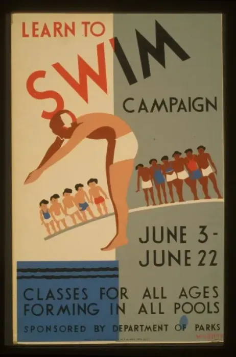 Framed Print : Learn to swim campaign Classes for all ages forming in all p Framed Print : Learn to swim campaign Classes for all ages forming in all p