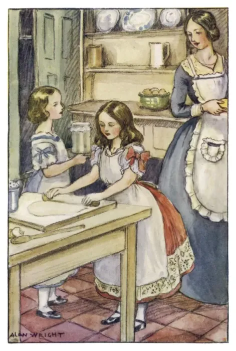 Framed Print : Learning to Roll Pastry Framed Print : Learning to Roll Pastry