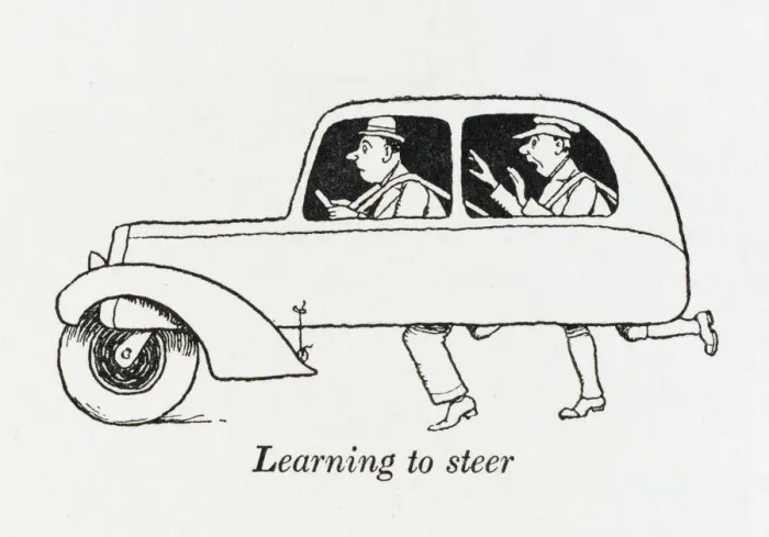 Framed Print : Learning To Steer / W H Robinson Framed Print : Learning To Steer / W H Robinson