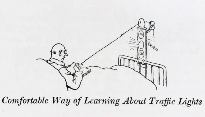 Framed Print : Learning about traffic lights / W H Robinson Framed Print : Learning about traffic lights / W H Robinson