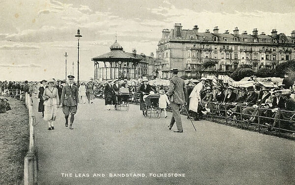 The Leas and Bandstand, Folkestone, Kent