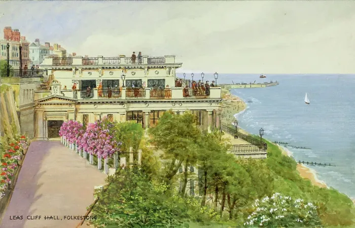 Framed Print : Leas Cliff Hall, Folkestone, Kent Framed Print : Leas Cliff Hall, Folkestone, Kent