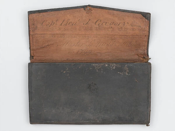 Leather paymaster?s wallet, 1799