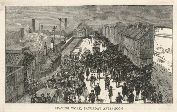 Framed Print : Leaving Work Framed Print : Leaving Work