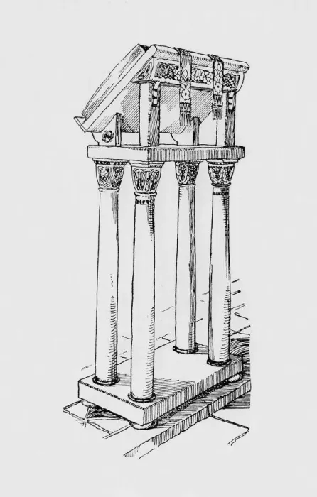 Framed Print : Lectern. Design for a lectern. Artist: Francis A Barley Framed Print : Lectern. Design for a lectern. Artist: Francis A Barley